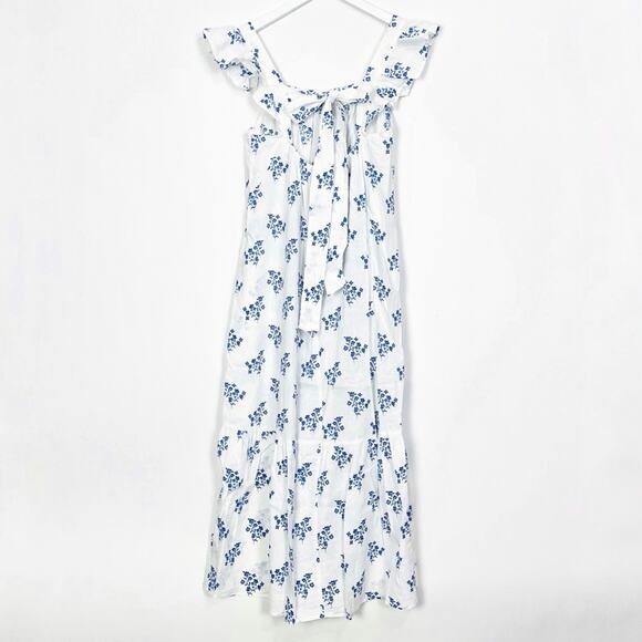 H&M Linen Floral Bow Dress - Picture 6 of 12